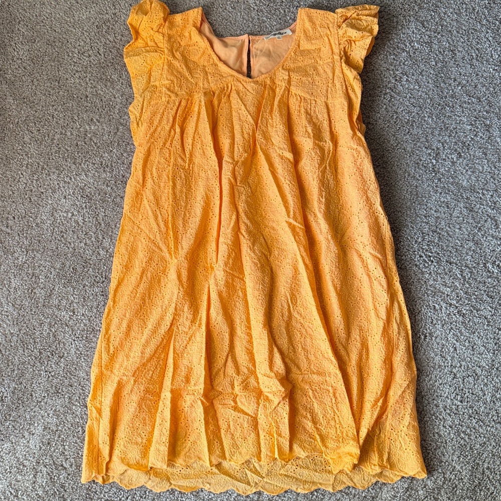 Sunny Ruffle Sleeve Mini Dress